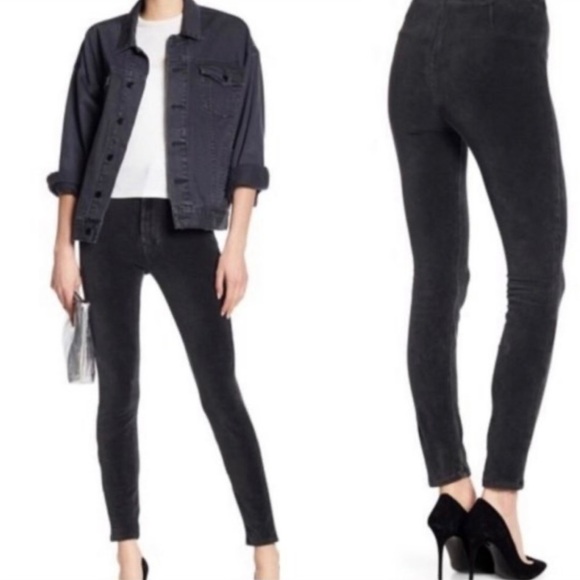 MOTHER Denim - Mother jeans 27 gray corduroy the high waisted seemless looker charcoal